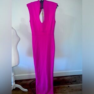Hot pink, Maxi gown